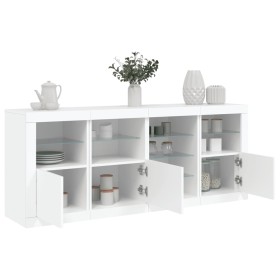 Aparador con luces LED blanco 164x37x67 cm de , Aparadores - Ref: Foro24-3209051, Precio: 229,82 €, Descuento: %