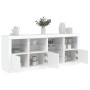 Aparador con luces LED blanco 164x37x67 cm de , Aparadores - Ref: Foro24-3209051, Precio: 229,82 €, Descuento: %