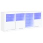 Aparador con luces LED blanco 164x37x67 cm de , Aparadores - Ref: Foro24-3209051, Precio: 229,82 €, Descuento: %