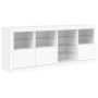 Aparador con luces LED blanco 164x37x67 cm de , Aparadores - Ref: Foro24-3209051, Precio: 229,82 €, Descuento: %