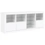 Aparador con luces LED blanco 164x37x67 cm de , Aparadores - Ref: Foro24-3209051, Precio: 224,10 €, Descuento: %
