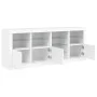 Aparador con luces LED blanco 164x37x67 cm de , Aparadores - Ref: Foro24-3209051, Precio: 224,10 €, Descuento: %
