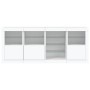 Aparador con luces LED blanco 164x37x67 cm de , Aparadores - Ref: Foro24-3209051, Precio: 229,82 €, Descuento: %