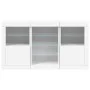 Aparador con luces LED blanco 123x37x67 cm de , Aparadores - Ref: Foro24-3209079, Precio: 175,75 €, Descuento: %