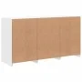 Aparador con luces LED blanco 123x37x67 cm de , Aparadores - Ref: Foro24-3209079, Precio: 175,75 €, Descuento: %