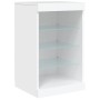 Aparador con luces LED blanco 123x37x67 cm de , Aparadores - Ref: Foro24-3209079, Precio: 179,95 €, Descuento: %