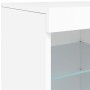 Aparador con luces LED blanco 123x37x67 cm de , Aparadores - Ref: Foro24-3209079, Precio: 179,95 €, Descuento: %