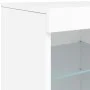 Aparador con luces LED blanco 123x37x67 cm de , Aparadores - Ref: Foro24-3209079, Precio: 175,75 €, Descuento: %