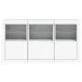 Aparador con luces LED blanco 123x37x67 cm de , Aparadores - Ref: Foro24-3209058, Precio: 172,36 €, Descuento: %
