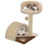 Rascador para gatos con poste de sisal 40 cm beige y marrón de vidaXL, Mobiliario para gatos - Ref: Foro24-170545, Precio: 40...