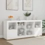 Aparador con luces LED blanco 163x37x67 cm de , Aparadores - Ref: Foro24-3209093, Precio: 187,57 €, Descuento: %