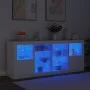 Aparador con luces LED blanco 163x37x67 cm de , Aparadores - Ref: Foro24-3209093, Precio: 187,57 €, Descuento: %
