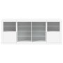 Aparador con luces LED blanco 163x37x67 cm de , Aparadores - Ref: Foro24-3209093, Precio: 194,28 €, Descuento: %