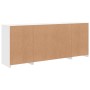 Aparador con luces LED blanco 163x37x67 cm de , Aparadores - Ref: Foro24-3209093, Precio: 194,28 €, Descuento: %