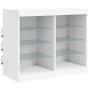 Aparador con luces LED blanco 163x37x67 cm de , Aparadores - Ref: Foro24-3209093, Precio: 194,28 €, Descuento: %