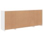 Aparador con luces LED blanco 163x37x67 cm de , Aparadores - Ref: Foro24-3209072, Precio: 192,91 €, Descuento: %