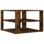 Mesa de centro madera ingeniería roble ahumado 59,5x59,5x40 cm de , Mesas de centro - Ref: Foro24-834254, Precio: 30,40 €, De...