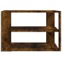 Mesa de centro madera ingeniería roble ahumado 59,5x59,5x40 cm de , Mesas de centro - Ref: Foro24-834254, Precio: 30,40 €, De...