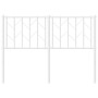 Cabecero de metal blanco 120 cm de , Cabeceros y pies de cama - Ref: Foro24-374517, Precio: 28,48 €, Descuento: %