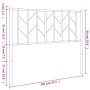 Cabecero de metal blanco 100 cm de , Cabeceros y pies de cama - Ref: Foro24-374515, Precio: 25,07 €, Descuento: %
