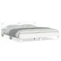 Estructura cama con cabecero madera ingeniería blanco 200x200cm de , Camas y somieres - Ref: Foro24-3207392, Precio: 134,30 €...