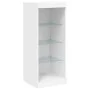 Sideboards with LED lights 3 pieces white engineered wood by , Sideboards - Ref: Foro24-3209121, Price: 234,05 €, Discount: %
