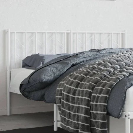 White metal headboard 150 cm by , Headboards and footboards - Ref: Foro24-374520, Price: 33,06 €, Discount: %