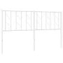 White metal headboard 150 cm by , Headboards and footboards - Ref: Foro24-374520, Price: 33,06 €, Discount: %