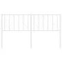White metal headboard 150 cm by , Headboards and footboards - Ref: Foro24-374520, Price: 33,06 €, Discount: %