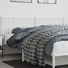 Cabecero de metal blanco 180 cm de , Cabeceros y pies de cama - Ref: Foro24-374522, Precio: 33,55 €, Descuento: %