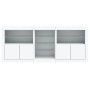 Aparador con luces LED blanco 162x37x67 cm de , Aparadores - Ref: Foro24-3209030, Precio: 225,42 €, Descuento: %