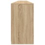Aparador con luces LED roble Sonoma 283x37x67 cm de , Aparadores - Ref: Foro24-3209018, Precio: 289,77 €, Descuento: %