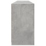 Aparador con luces LED gris hormigón 181,5x37x67 cm de , Aparadores - Ref: Foro24-3209005, Precio: 205,78 €, Descuento: %