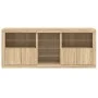 Aparador con luces LED roble Sonoma 181,5x37x67 cm de , Aparadores - Ref: Foro24-3209039, Precio: 197,02 €, Descuento: %