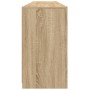 Aparador con luces LED roble Sonoma 181,5x37x67 cm de , Aparadores - Ref: Foro24-3209039, Precio: 202,60 €, Descuento: %