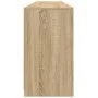 Aparador con luces LED roble Sonoma 181,5x37x67 cm de , Aparadores - Ref: Foro24-3209039, Precio: 197,02 €, Descuento: %
