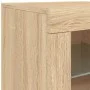Sideboard mit LED-Leuchten Sonoma-Eiche 202x37x67 cm von , Sideboards - Ref: Foro24-3209011, Preis: 205,18 €, Rabatt: %