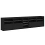 Sideboard with LED lights black 283x37x67 cm by , Sideboards - Ref: Foro24-3209024, Price: 347,29 €, Discount: %