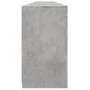 Aparador con luces LED gris hormigón 283x37x67 cm de , Aparadores - Ref: Foro24-3209026, Precio: 324,09 €, Descuento: %