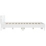 Estructura de cama con cabecero y luces LED blanco 150x200 cm de , Camas y somieres - Ref: Foro24-3207539, Precio: 141,58 €, ...