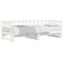 Sofá cama extraíble madera maciza de pino blanco 2x(90x200) cm de , Camas y somieres - Ref: Foro24-840389, Precio: 147,56 €, ...