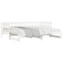 Sofá cama extraíble madera maciza de pino blanco 2x(90x200) cm de , Camas y somieres - Ref: Foro24-840389, Precio: 147,56 €, ...