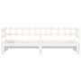 Sofá cama extraíble madera maciza de pino blanco 2x(90x200) cm de , Camas y somieres - Ref: Foro24-840389, Precio: 147,56 €, ...