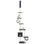 Rascador para gatos con postes de sisal azul oscuro 260 cm de vidaXL, Mobiliario para gatos - Ref: Foro24-170536, Precio: 80,...