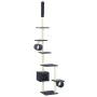 Rascador para gatos con postes de sisal azul oscuro 260 cm de vidaXL, Mobiliario para gatos - Ref: Foro24-170536, Precio: 80,...
