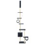 Rascador para gatos con postes de sisal azul oscuro 260 cm de vidaXL, Mobiliario para gatos - Ref: Foro24-170536, Precio: 81,...