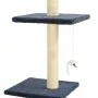 Rascador para gatos con postes de sisal azul oscuro 260 cm de vidaXL, Mobiliario para gatos - Ref: Foro24-170536, Precio: 80,...