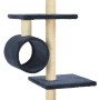 Rascador para gatos con postes de sisal azul oscuro 260 cm de vidaXL, Mobiliario para gatos - Ref: Foro24-170536, Precio: 81,...