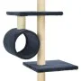 Rascador para gatos con postes de sisal azul oscuro 260 cm de vidaXL, Mobiliario para gatos - Ref: Foro24-170536, Precio: 80,...
