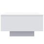 Mesa de centro con luces LED blanco 55x55x31 cm de , Mesas de centro - Ref: Foro24-836574, Precio: 61,83 €, Descuento: %